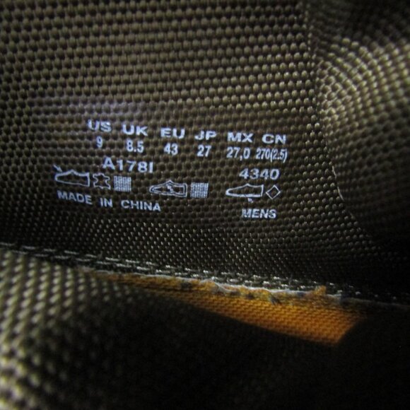 Men’s Timberland Earthkeepers Tan Roll Top Nubuck Leather Boots US Size 9 - Picture 10 of 11